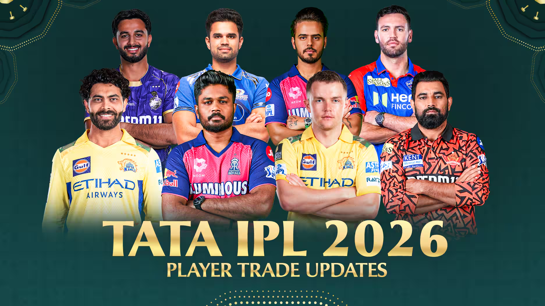IPL 2026 Teams and Captains - Bet on Avadh11 Exchange